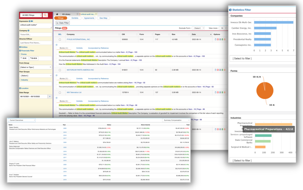 Desktop Research Tool Interface