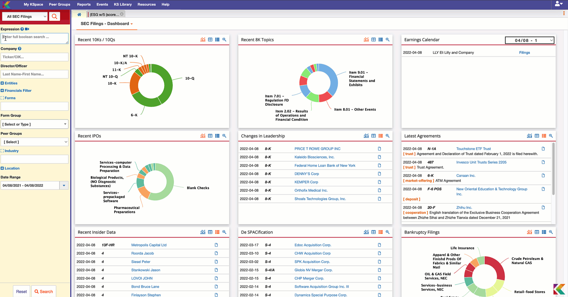 Interactive Research Interface